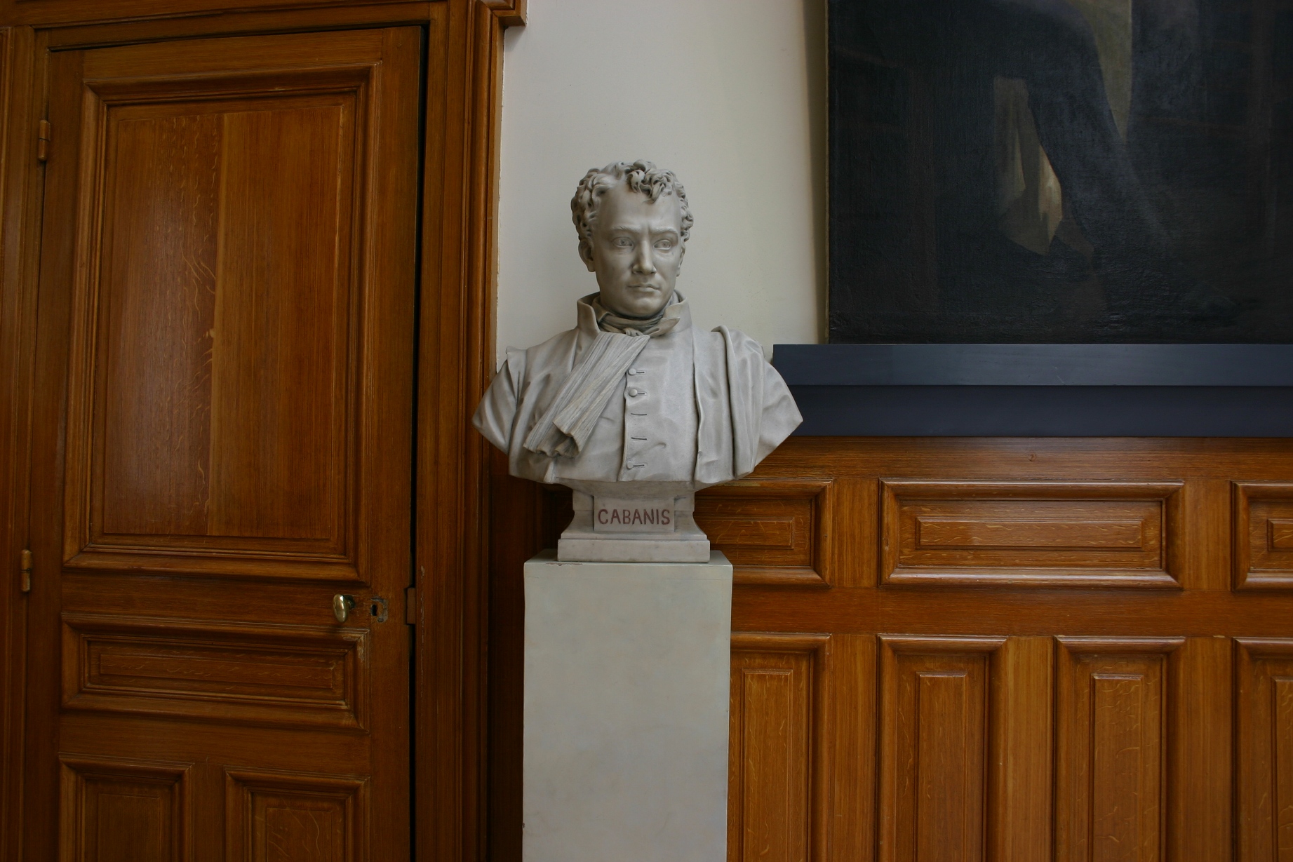 Pierre Jean George Cabanis' bust, Université Paris Descartes, Paris (118).JPG